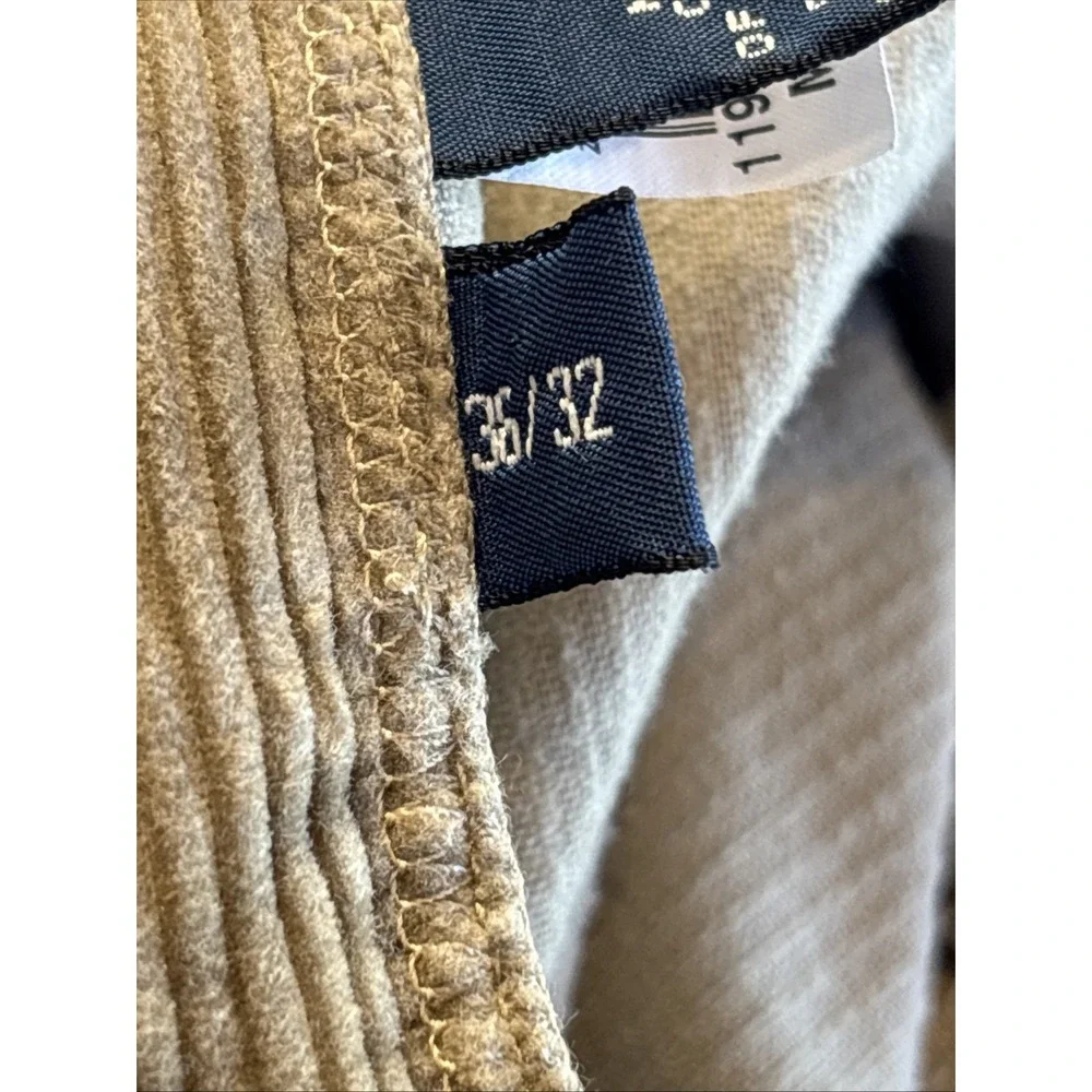 Vintage‎ Polo Ralph Lauren Men's  Chino Corduroy Andrew Pant Pleated 36*32